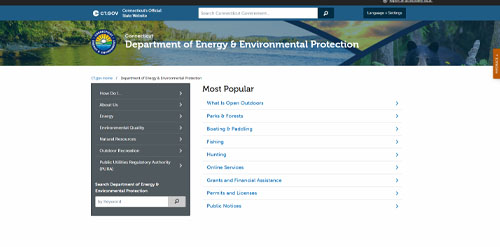 CONNECTICUT Department of Energy Environmental Protection