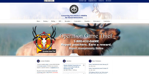 NEW MEXICO Department of Game Fish
